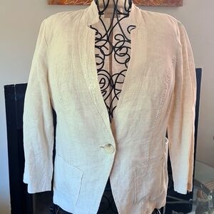 CHICO'S Beige women's blazer